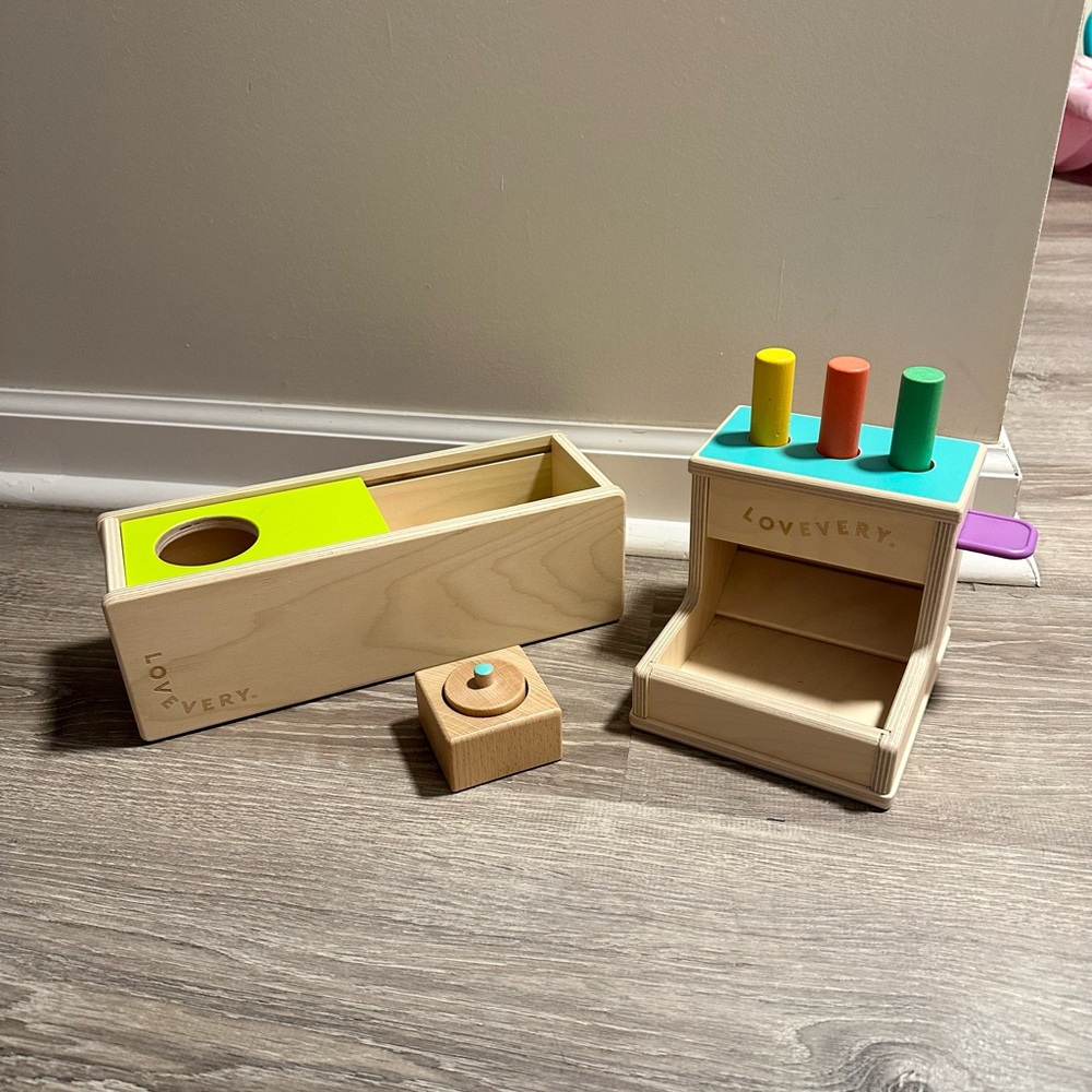Lovevery Thinker Play Kit Toys - 3 included, Ages 11-12mo+